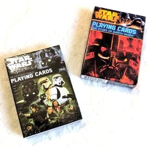 NIB - 2 Decks Star Wars Themed Playing Cards